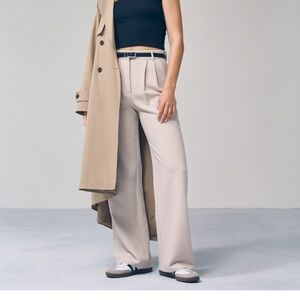 Abercrombie & Fitch Curve Love Sloan Wide-Leg Pants